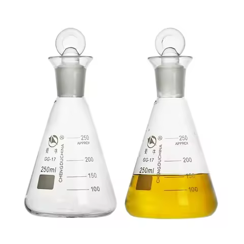 1Pcs 50ml to 1000ml iodine number flask, iodine determination flask,Triangle iodine volumetric flask