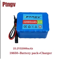 18650Lithium ion battery pack24V32.0AhElectric Bicycle Power Car Lithium Ion Battery Pack BeltBMS