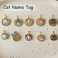 Cat Name Tag Free Engraved Necklace Cat Collar Pet Personalized Tag  Customized Name Collar