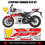 Striping R25 V2 New Anniversary Yamaha R25 V2 Decal Sticker/