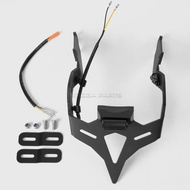 ไม่ต้องตัดสาย ชุดติดแผ่นป้ายทะเบียนมอเตอร์ไซค์ Honda CBR650R CB650R พร้อมไฟ LED ท้ายสั้น ปรับแต่งได้