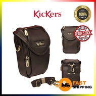 KICKERS ORIGINAL GENUINE LEATHER PHONE BAG MEN WOMEN POUCH BAG SLING BAG LELAKI PEREMPUAN BRANDED