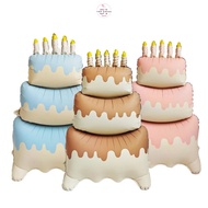 Korean Style Birthday Balloon 96x55cm – Super Large Cake Balloon for Birthday Party Decoration