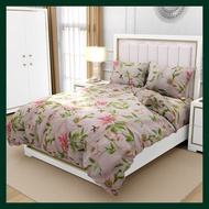 V.c.a. Prime picks Printed Bed sheet 3in1 ( 2 pillowcases and 1 fitted Sheet ) DF73