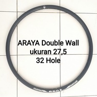 Velg Rims 27.5 Alloy Double Wall - Rims Araya 650B 32Hole