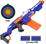彈射遊戲-樂帆/加特林大號電動軟彈玩具連發狙擊軟彈槍兼容nerf子彈玩具槍
