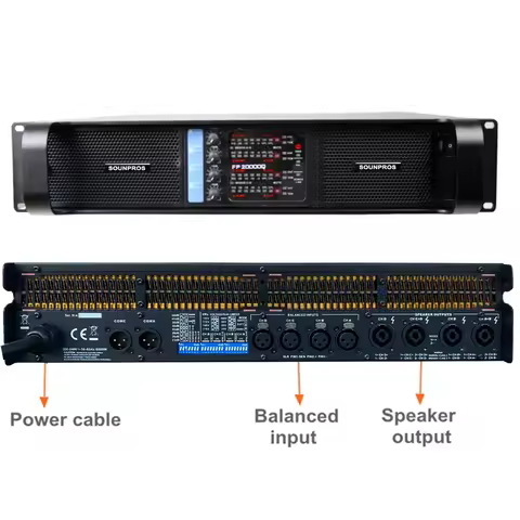 FP20000Q 4-channels Power Amplifier 20000watts Class-TD Professional Audio Amplifiers Subwoofer Spea