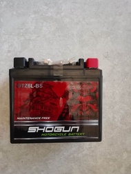 แบตเตอรี่รถมอเตอร์ไซค์​ ยี่ห้อ SHOGUN YTX5L-BS 12V 5AH และ​ SHOGUN​ GTZ6L-BS​ 12V​ 6AH แท้