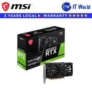 MSI GeForce RTX 3050 VENTUS 2X E 6G OC 6GB GDDR6 Dual Fan OC Edition Graphics Card | itw