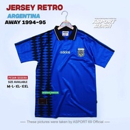 ARGENTINA AWAY RETRO JERSEY 1994 1995