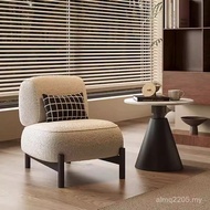 Antique Single Cafe Beauty Salon Meeting Guest Balcony Sofa Small Red Net Table Chair Leisure Cream 