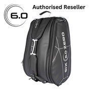 Six Zero Pro Tour Pickleball Bag - Large Pickleball bag offers ample storage to transport up to 6 pa