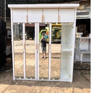 5-Door HPL Wardrobe Large Size Wardrobe Minimalist Hanging Wardrobe