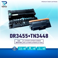 ตลับหมึก+ตลับดรัม ! DR3455+TN3448 TN-3448/DR-3455 For Brother HL-L5000D/HL-L5100DN/HL-L6200D/DCP-L56