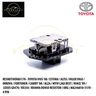 VIOS / ESTIMA / ALTIS / VIGO / INNOVA / FORTUNER / CAMRY / ALZA / MYVI LAGI BEST / LEXUS RESISTOR ( 