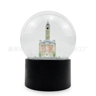 City Ornaments Unique Building Gifts Souvenirs Snowflake Balls Crystal Balls Resin Souvenirs Snowfla