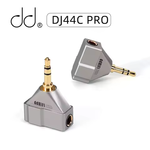 DD ddHiFi DJ44CPro Advanced 4.4mm Female to 3.5mm Male Adapter, with Pentaconn Earphone Socket and N