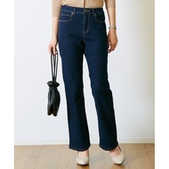 [Direct Form Japan] Nissen_  Super Stretchy Bootcut Denim Pants (Inseam 74cm)