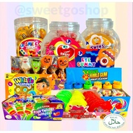 [BACA DESCRIPTION] HALAL GULA-GULA JAJAN VIRAL ZAMAN DULU COKLAT MATA EYE CANDY CANDIES LOLLIPOPS GU