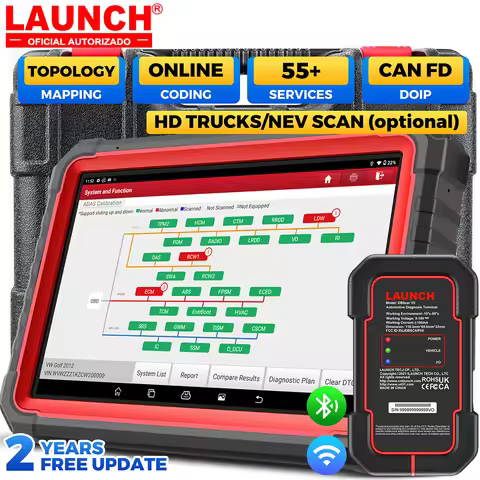 2026 LAUNCH X431 PRO3S+ V5.0 All Systems Car Diagnostic Tools ECU Coding Bi-directional CAN FD DOIP 