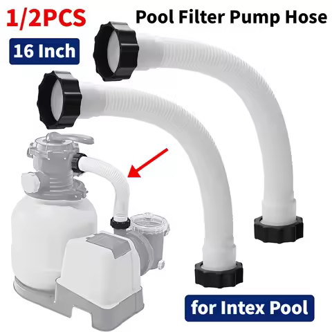 11535 Pool Pump Hose 16 Inch Pool Hoses Interconnecting Hose for Intex Filter Pumps Saltwater System