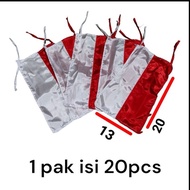 MERAH (20 pcs) Motorcycle flags Small red and white flags Klebet flags