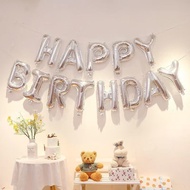 Happy Birthday Arrangement happybirthday Birthday Balloon English Letters Birthday Party Aluminum Fi