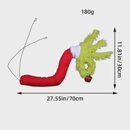 cod Grinch Christmas Tree Ornament Funny Green Monster Holiday Hanging Decoration Cartoon Character