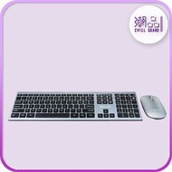 威寶 - Verbatim Silent Wireless Combo (Keyboard + Mouse) 靜音無線鍵盤及滑鼠套裝 - Silver - 66751