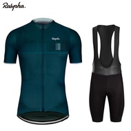 Powerband Rapha Cycling Jersey Suit Clothing Team Jersey Kit Men Short Sleeve MTB Clothes Bike