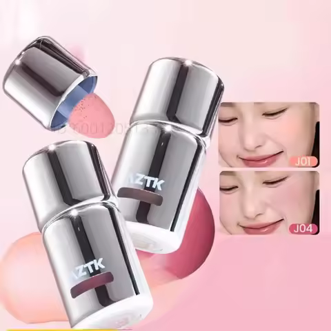 AZTK Liquid Blush Water To Powder Soft Matte Cool Toned Blusher Natural Pink Flush Long Lasting Chee