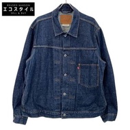 二手 Levi's 深靛藍色 1st BIG E 506 牛仔夾克，XL 碼