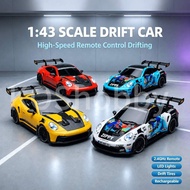 JXC PO4302 GT3RS 1/43 20km/h Full Proportional GYRO RC Drift Car - 4WD High-Speed Racing Model Toy