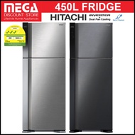 HITACHI R-V560P7MS 450L 2-DOOR FRIDGE (3 TICKS) (NO FREE GIFT)