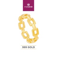 HABIB 999/24K Yellow Gold Ring R9AAC0822(4MM)
