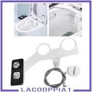 [Lacooppia1] Bidet Toilet Seat Attachment Wash Adjustable Water Pressure Non Electric