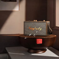 kinyo | ลำโพงบลูทูธสไตล์เรโทรสำหรับ KTV ระบบเสียงรอบทิศทางในบ้าน รุ่นใหม่ 2026