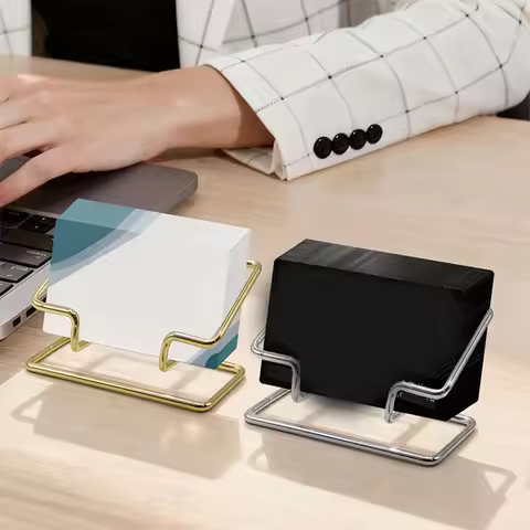 Business Cards Holder Desk Bracket Cards Organizer Office Gift Display Holders Business Card Holder