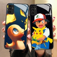 CK-85 Pokemon HD Glass Casing for Samsung A05S A35 A55 A24 A14 A15 A04S A34 A25 M15 A54 S21 FE Plus 