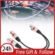 Supergoodsales Gugxiom XLR Splitter Cable  Female to Dual Male Y Adapter Patch Microphone for Mixer 
