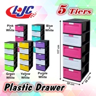Plastic Drawer Storage Cabinets  4 tier 5 tier / Laci Plastik / Almari Plastik / 塑料抽屉储物柜