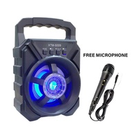 COD-Speaker Karaoke Bluetooth Plus Mic Super Bass Fleco 6581/Radio FM/USB
