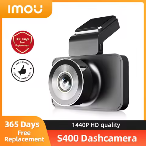 IMOU Dash Camera S400 4MP QHD Wifi Smart Voice Control Driving Recorder Parking Crash Record 123° Wi