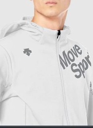 【💥日本直送】DESCENTE TOUGH Active 外套 風褸 西裝夾克 防風衣 訓練 輕便 保暖 白色