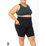 SUPER PLUS SIZE YOGA CYCLING SHORTS WITH SIDE POCKET L XL 2XL 3XL 4XL 5XL