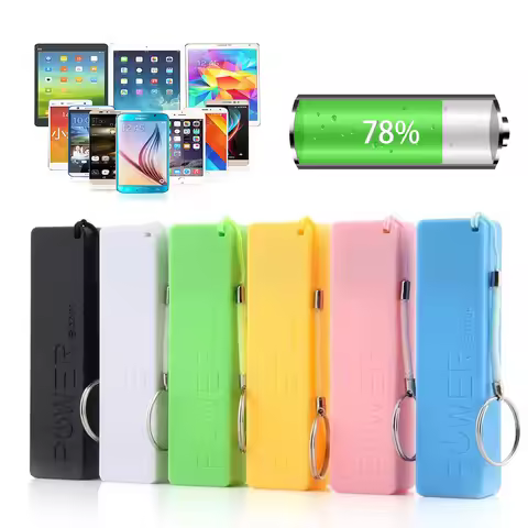 Portable Power Bank USB Mobile Charger Pack Box Battery for Case For 1 x 18650 DIY for iPod phone Mo