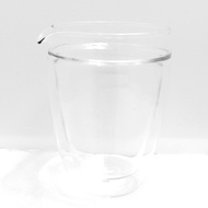 台灣玻璃耐熱雙層玻璃公杯-314ml-1入