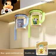 WEIMEIYUAN | Cute Childrens Toothbrush Holder And Mug Under Cabinet Suspended Magnetic
