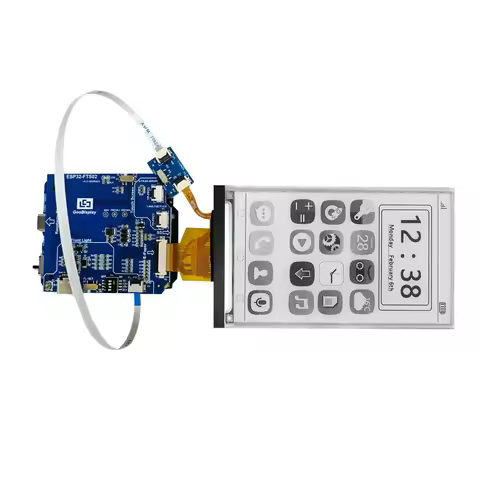 4.26 Inch 7 LEDs Front-light E Ink Display Module 800x480 High Resolution Ultra Wide Viewing Angle, 