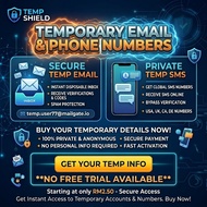 [HIGH QUALITY] Nombor Telefon & Emel Sementara Servis | Temporary Phone Number & Mail Service | SMS 